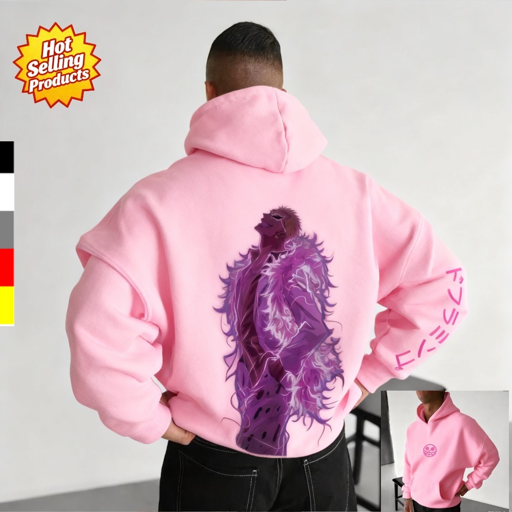 Anime Merchandise Store Japan - Felpa con cappuccio One Piece Donquixote