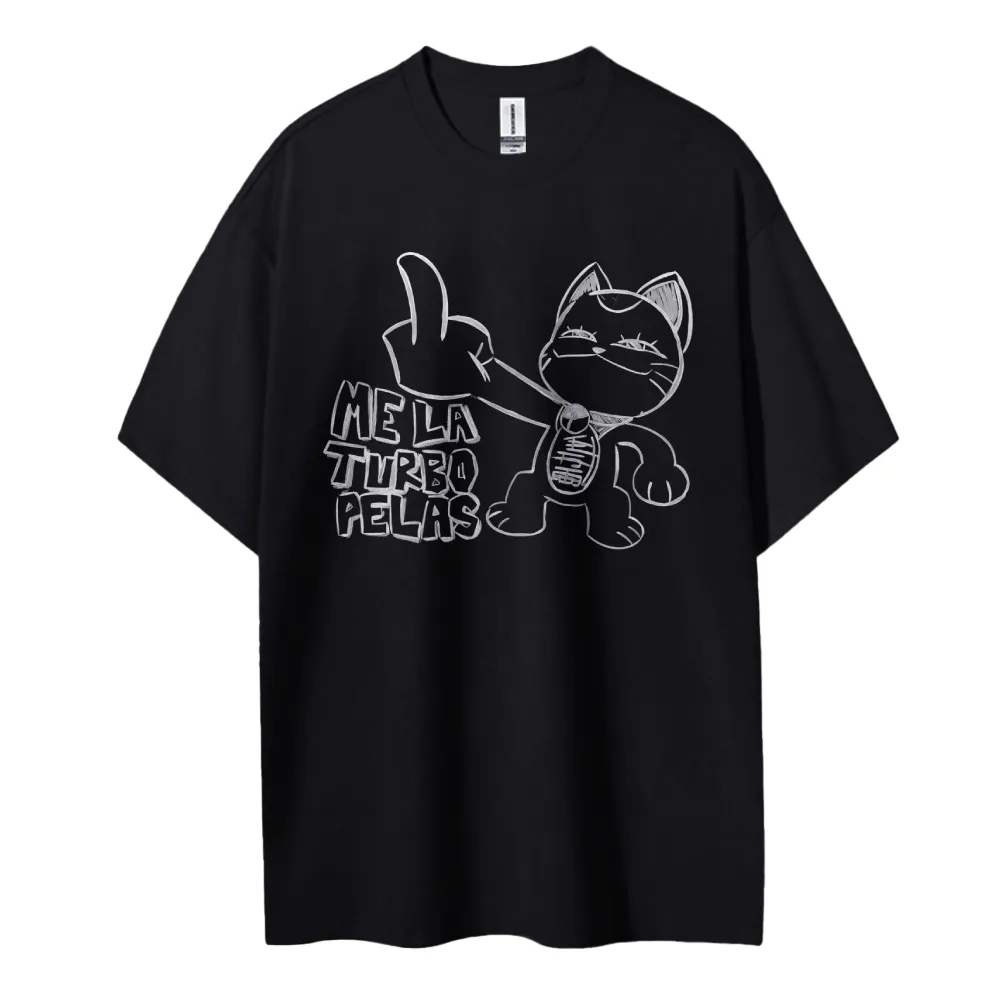Anime Merchandise Store Japan - T-shirt Dandadan Anime Cat Gesto del