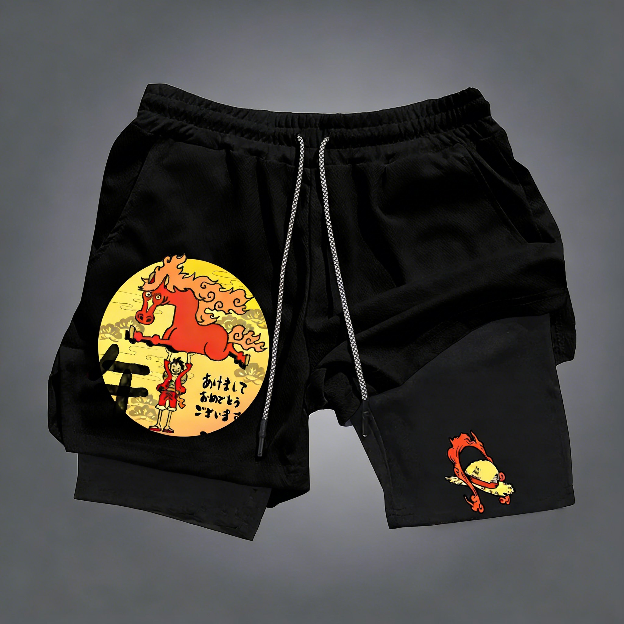 Anime Merchandise Store Japan - Pantaloncini da uomo One Piece Anime